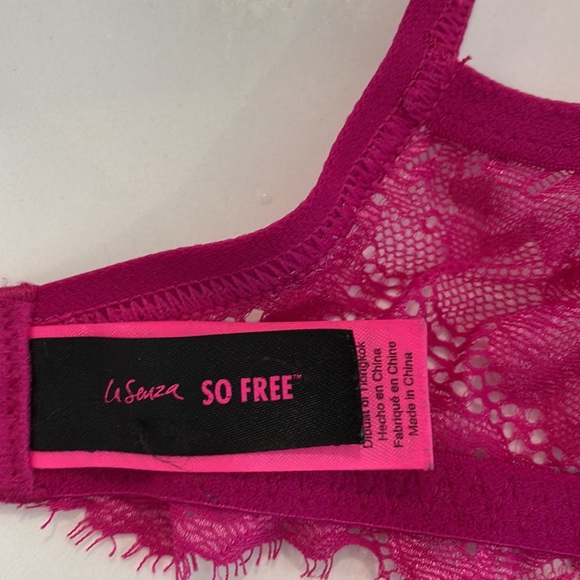 34D La SENZA So Free Pink Lace padded underwire bra - Picture 5 of 10